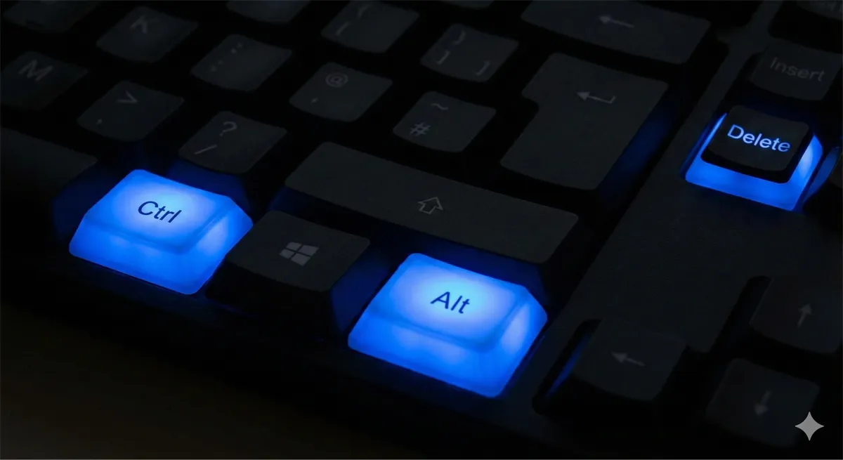 Ctrl + Alt + Deleteイメージ