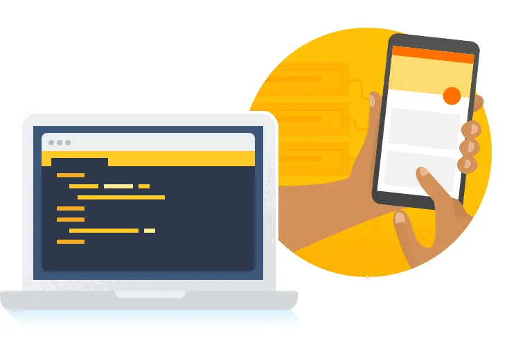 Firebaseの機能を示す図